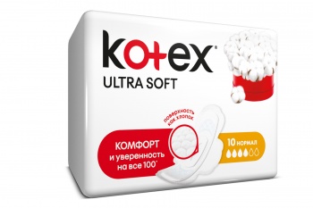Прокладки Kotex Ultra Soft Normal 10шт