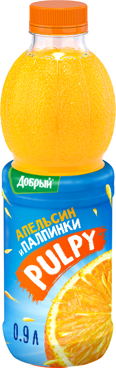 Напиток Добрый Pulpy Апельсин 0,9л 