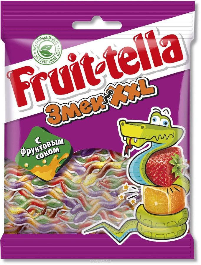 Fruittella Змеи XXL жевательный мармелад 70г