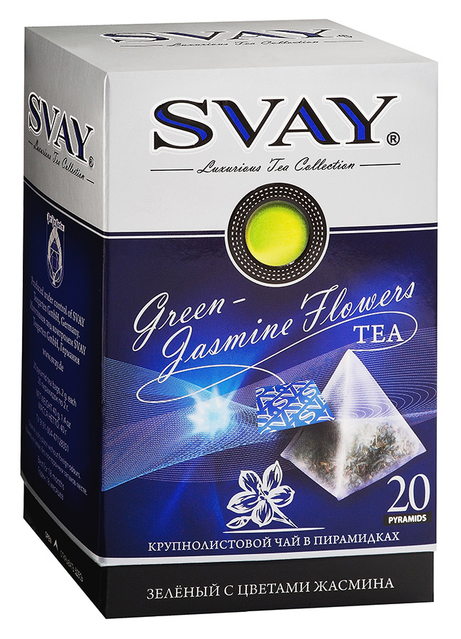 Чай зеленый Svay Green-Jasmine Flowers 20 пакетиков