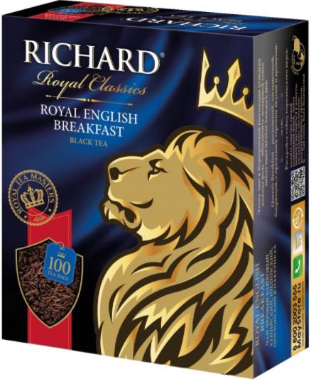 Чай черный Richard Royal English Вreakfast 100пак