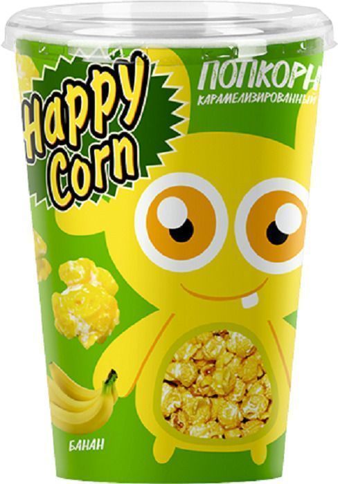 Попкорн Happy Corn банан 85г