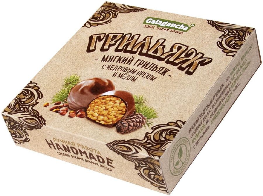 Конфеты грильяжные с кедровым орехом 135г