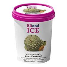 Мороженое Миндально-фисташков BRand ICE 600г ведро
