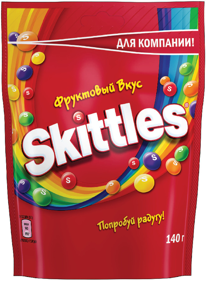 Драже Skittles Фрукты 140г