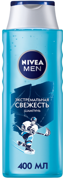 Шампунь для волос мужской Nivea Men Экстремальная свежесть 400мл