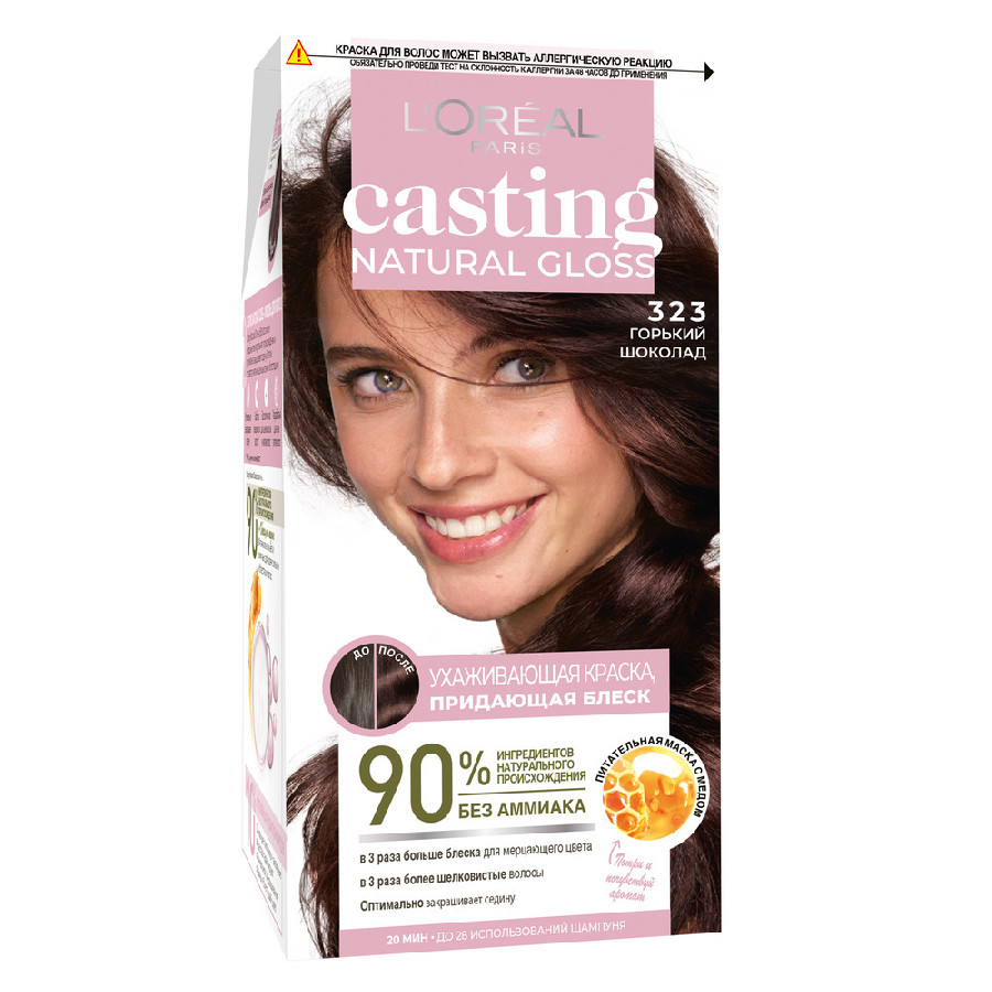 Краска для волос Casting Creme Gloss 323 Горький шоколад