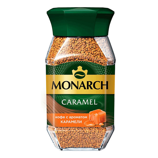 Кофе растворимый Monarch Caramel 95г