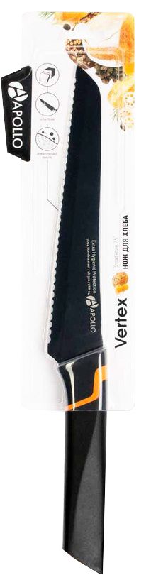 Нож для хлеба нержавеющая сталь 185мм Apollo Genio Vertex