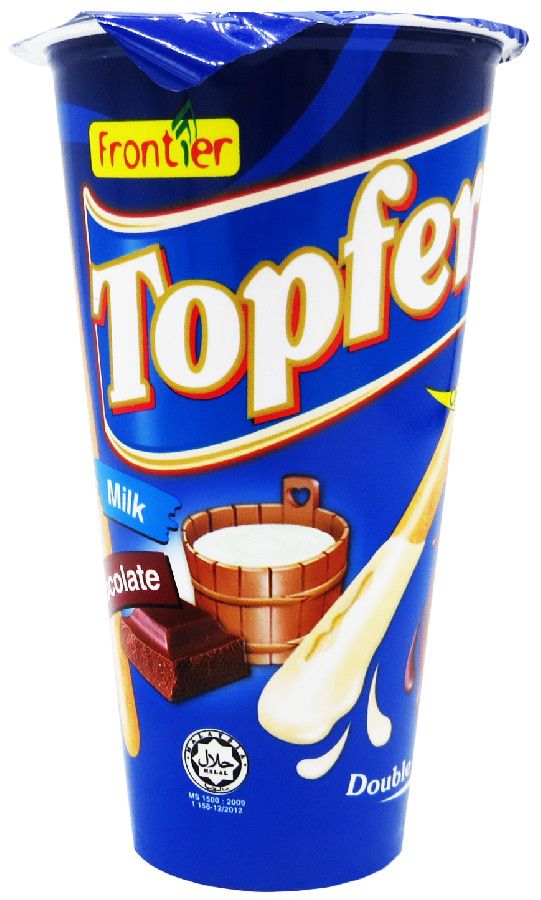 Бисквитные палочки Topfer молочно-шоколадный крем 40г