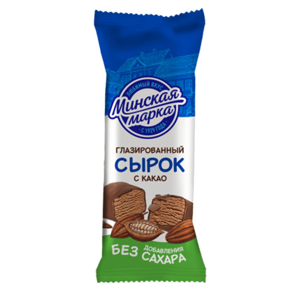 Сырок глазированный Минская марка 23% 45г какао 1М