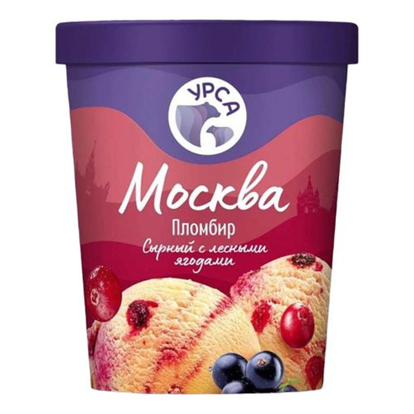 Мороженое Москва сырное/лесные ягоды УРСА 500г ведро