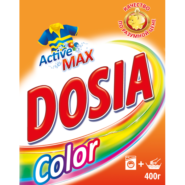 Порошок стиральный Dosia Color 400г