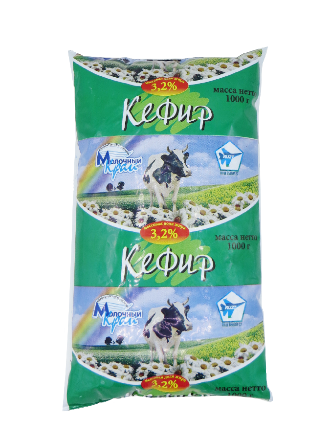 Кефир 3,2% 1л п/п Молочный край