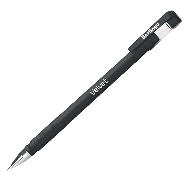 Ручка гелевая 0,5мм Velvet черная Berlingo