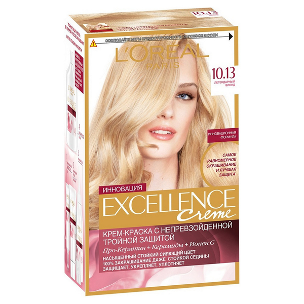 Краска для волос Excellence 10.13 Блонд