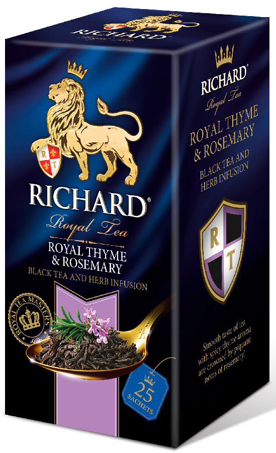 Чай черный Richard Royal Thyme & Rosemary 25 пакетиков 