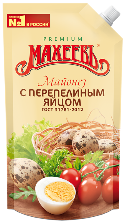 Майонез Махеевъ с перепелиным яйцом 67% 770г