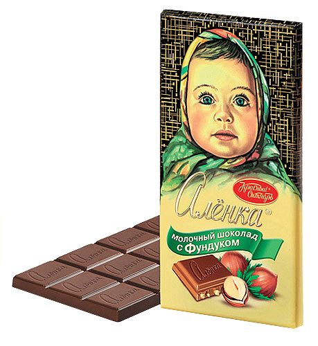 Шоколад Аленка с фундуком Красный Октябрь 200г 