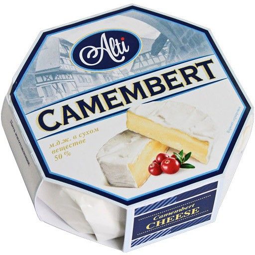 Сыр с белой плесенью Камамбер 50% 125г Алти