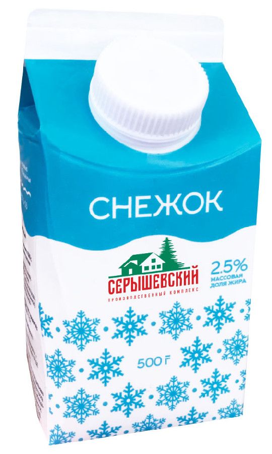 Напиток кисломолочный Снежок Серышевский МК 2,5% 500г 