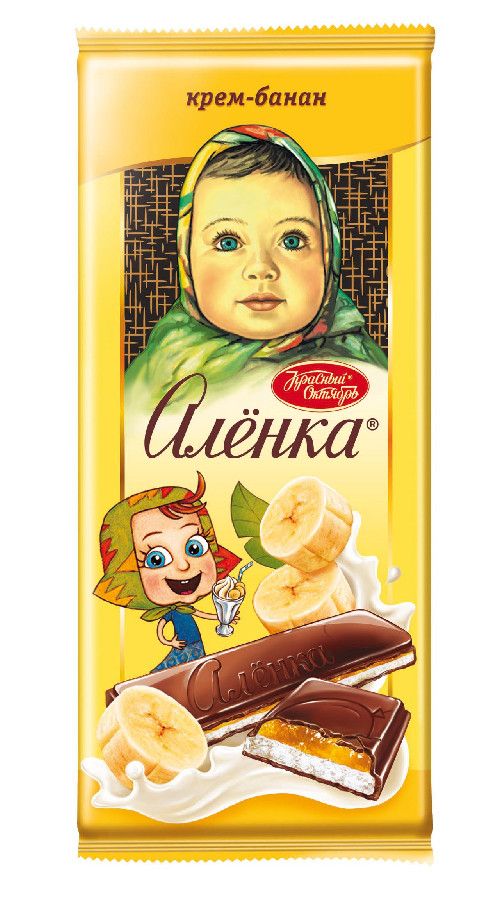Шоколад Аленка крем-банан 87г 