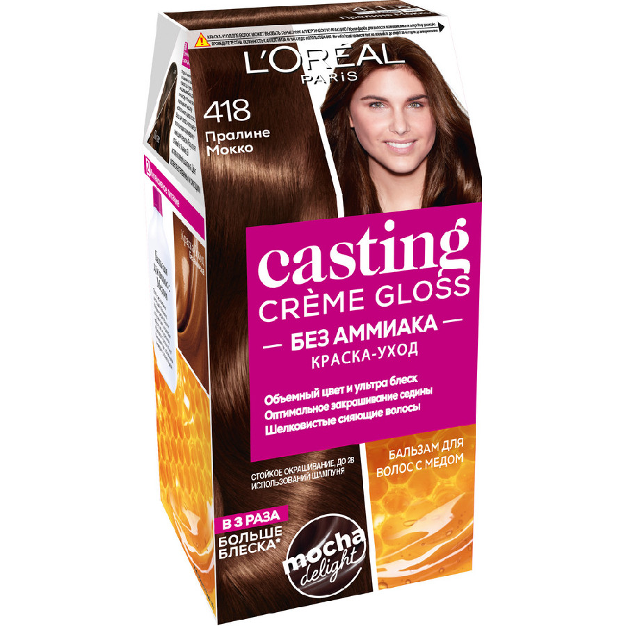 Краска для волос Casting Creme Gloss 418 Пралине Мокко