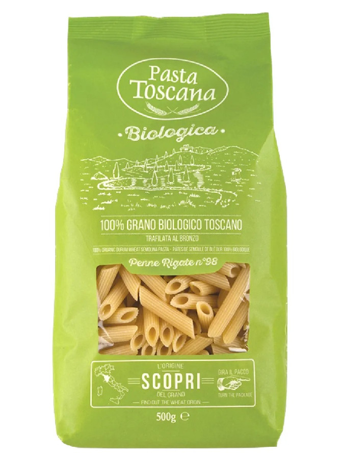 Макаронные изделия пенне ригате органик Pasta Toscana 500г