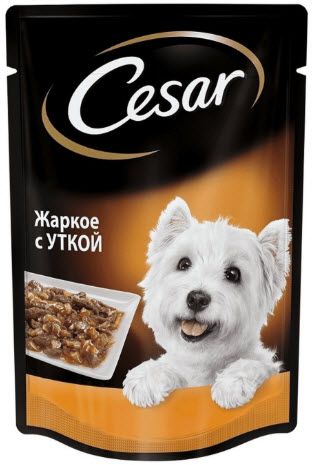Корм для собак Cesar жаркое с уткой 85г