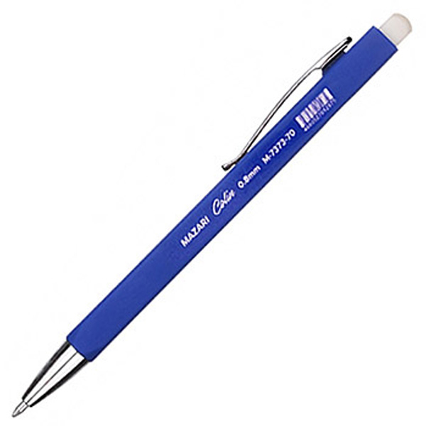 Ручка шариковая автомат 0,8мм Colin пиши-стираем синяя Mazari