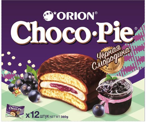 Пирожное Choco Pie Смородина Orion 360г 