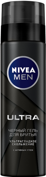 Гель для бритья Nivea Men Ultra Активный уголь 200мл