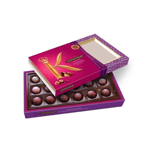 Конфеты Коркунов Коллекция темн/мол шоколада 165г