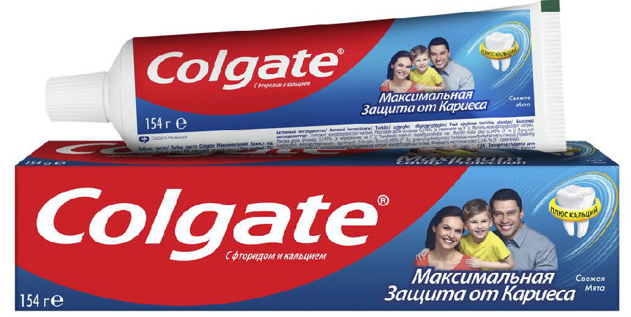 Зубная паста Colgate Защита от кариеса Свежая мята 50мл